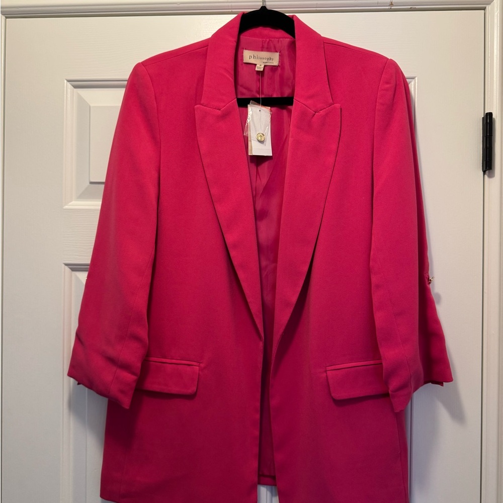 Philosophy Women's Vibrant Pink Blazer